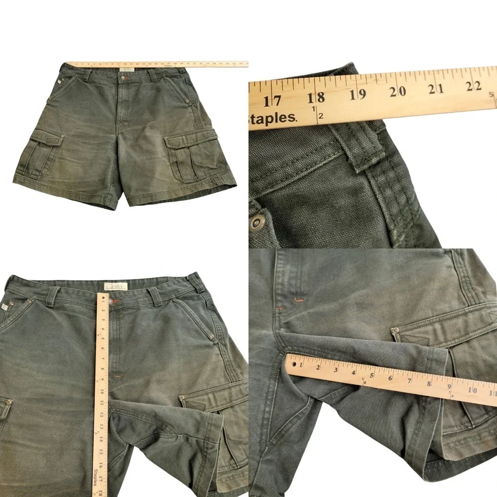 Cabelas Carpenter Jeans Shorts Mens Size 44 Lot of 2 Cotton Cargo‎ Work Utility